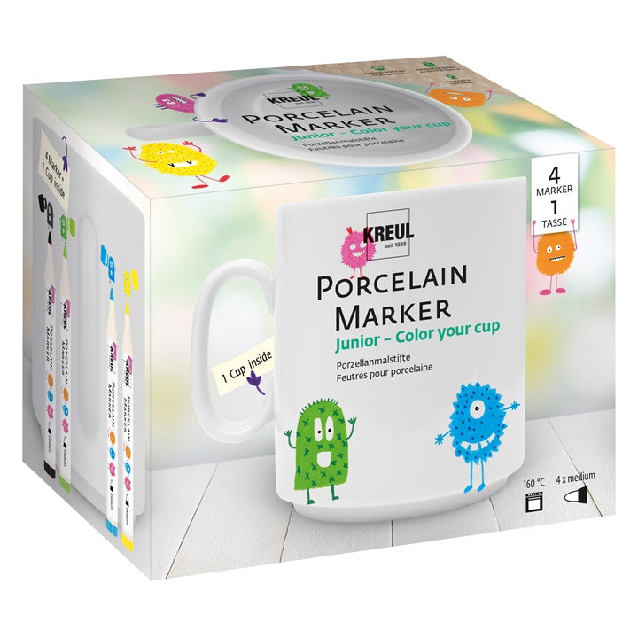Set flomastera za porculan i KREUL šalica