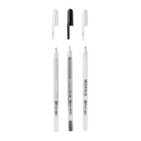 Set gel olovaka SAKURA Gelly / 3-dijelni (prozirna, crna, bijela)