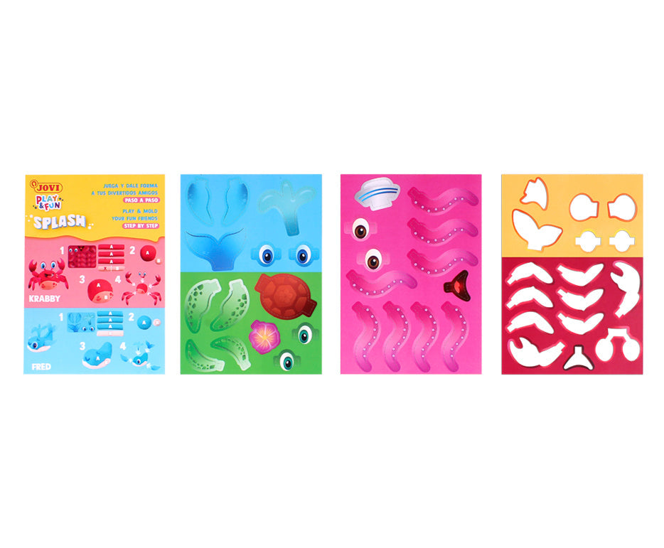 Set gline za modeliranje JOVI Play&Fun Splash 360 g u koferu