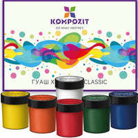 Set gvaš boja CLASSIC Kompozit 6x20 ml u originalnom pakovanju