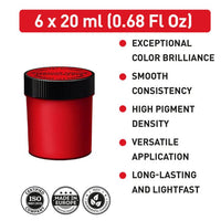 Detaljan prikaz tuba gvaš boja CLASSIC Kompozit 6x20 ml