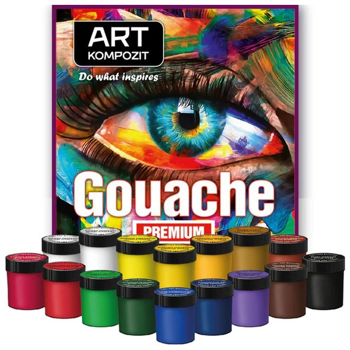 Set gvaš boja PREMIUM ART Kompozit 16 x 20 ml u originalnom pakovanju