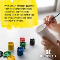 Kvalitetne PREMIUM ART Kompozit gvaš boje u praktičnom setu od 24 komada