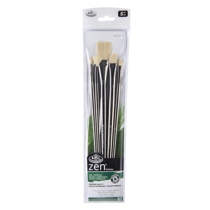 Set od 5 Royal and Langnickel Zen 33 kistova za slikanje u originalnom pakovanju.
