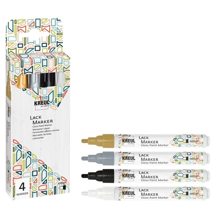 Set Kreul sjajnih lak markera 4 kom — slika 2