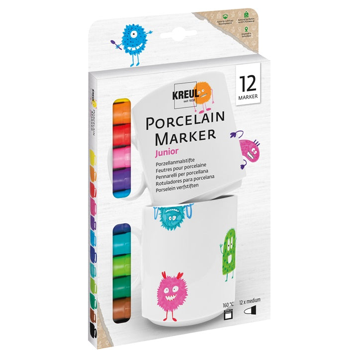 Set markera za porculan 12 kom — slika 1