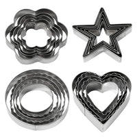 Set metalnih oblika - 5 komada - razni oblici — slika 1
