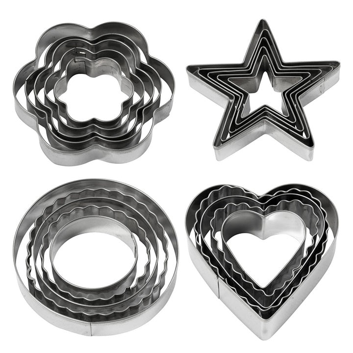 Set metalnih oblika - 5 komada - razni oblici — slika 1