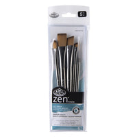 Set od pet Royal and Langnickel Zen 73 kistova za slikanje u originalnom pakovanju.