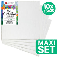 Set od 10 ARTMIE mini slikarskih platana dimenzija 15x20 cm za umjetničko stvaralaštvo.