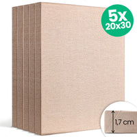 Set od 5 slikarskih platana NATURE ECO dimenzija 20x30 cm za umjetničko stvaralaštvo.