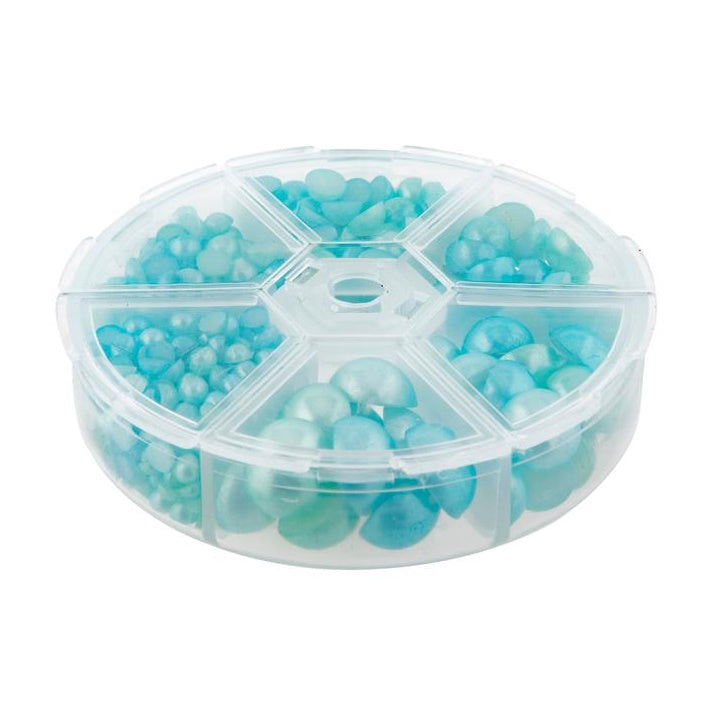 Set plastičnih perli | mint zelene