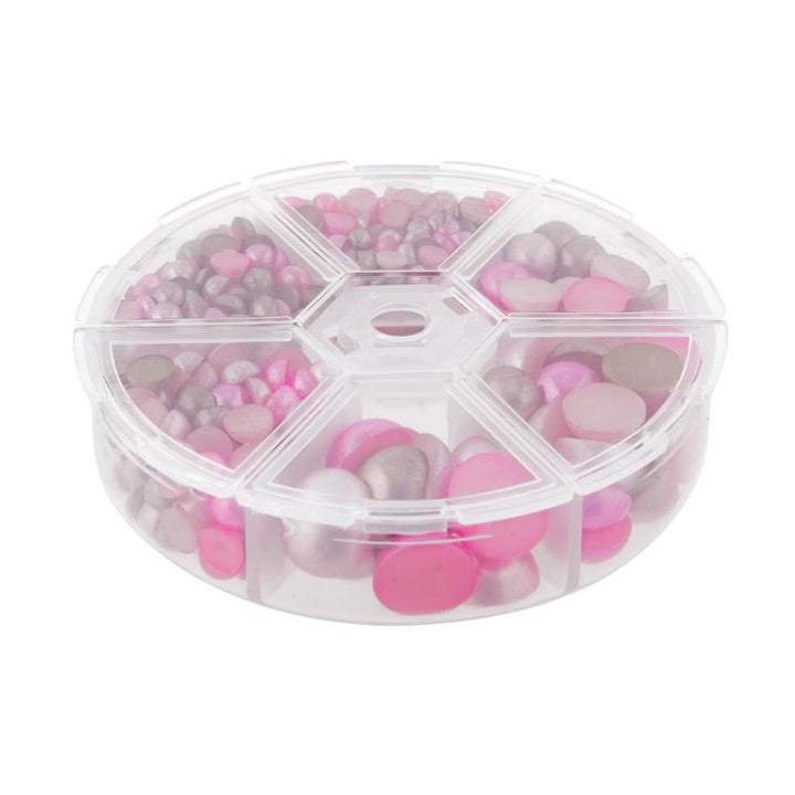 Set plastičnih perli | roze