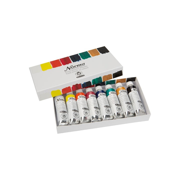 Set profesionalnih uljanih boja u tubama Schmincke Norma Professional 8 x 35 ml — slika 2