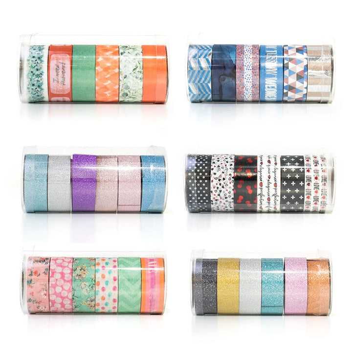 Set samoljepljivih Washi traka 6 x 2.5 m  - izaberite vrstu