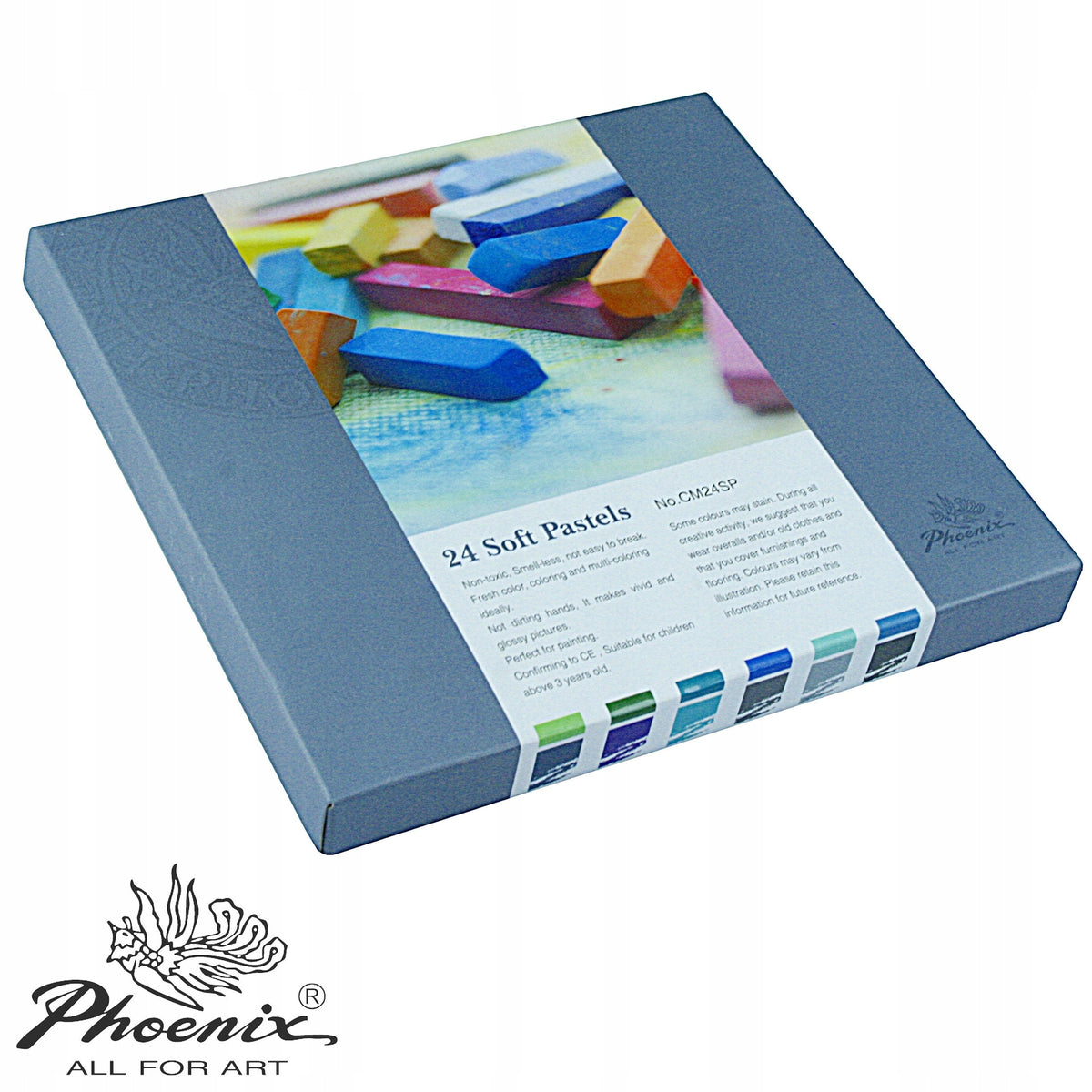 Set suhih pastela Phoenix, 12 – 24 komada