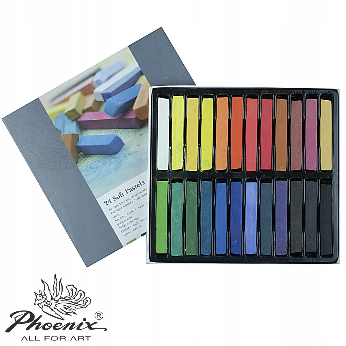 Set suhih pastela Phoenix 24 komada