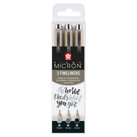 Set tehničkih olovaka Sakura Pigma Micron 3 fineliners — slika 1