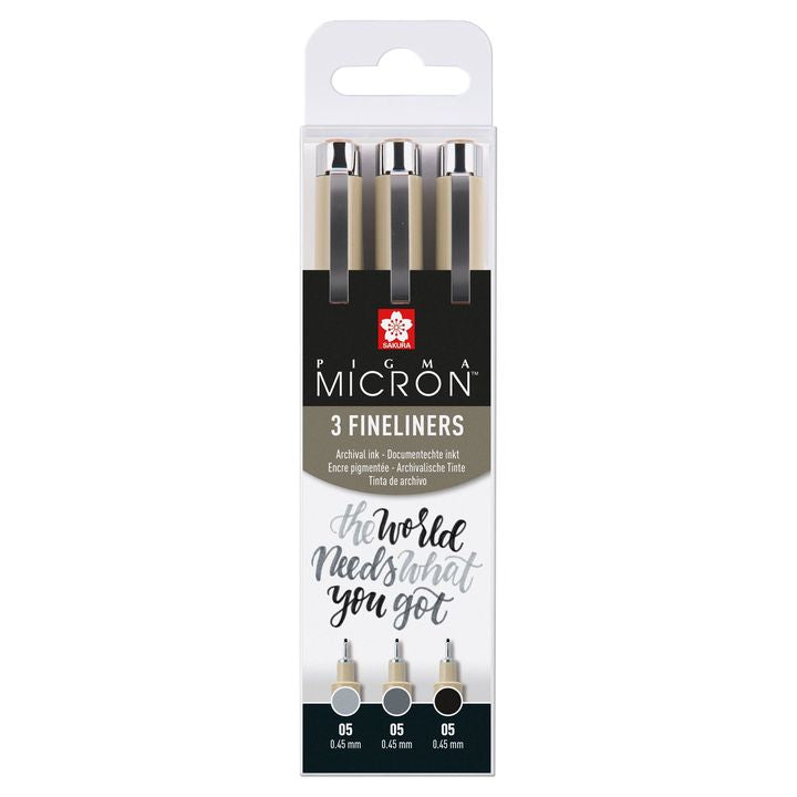 Set tehničkih olovaka Sakura Pigma Micron 3 fineliners — slika 1