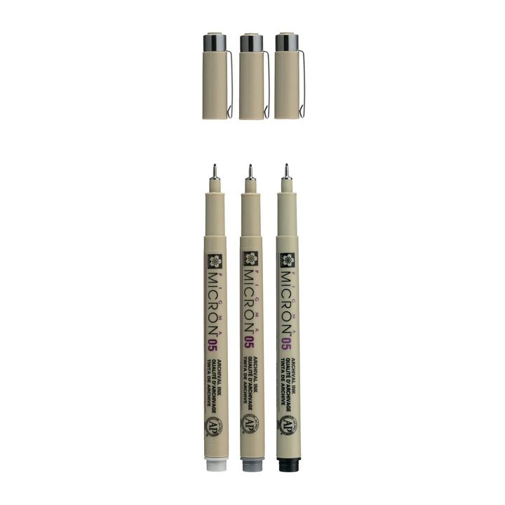 Set tehničkih olovaka Sakura Pigma Micron 3 fineliners — slika 2