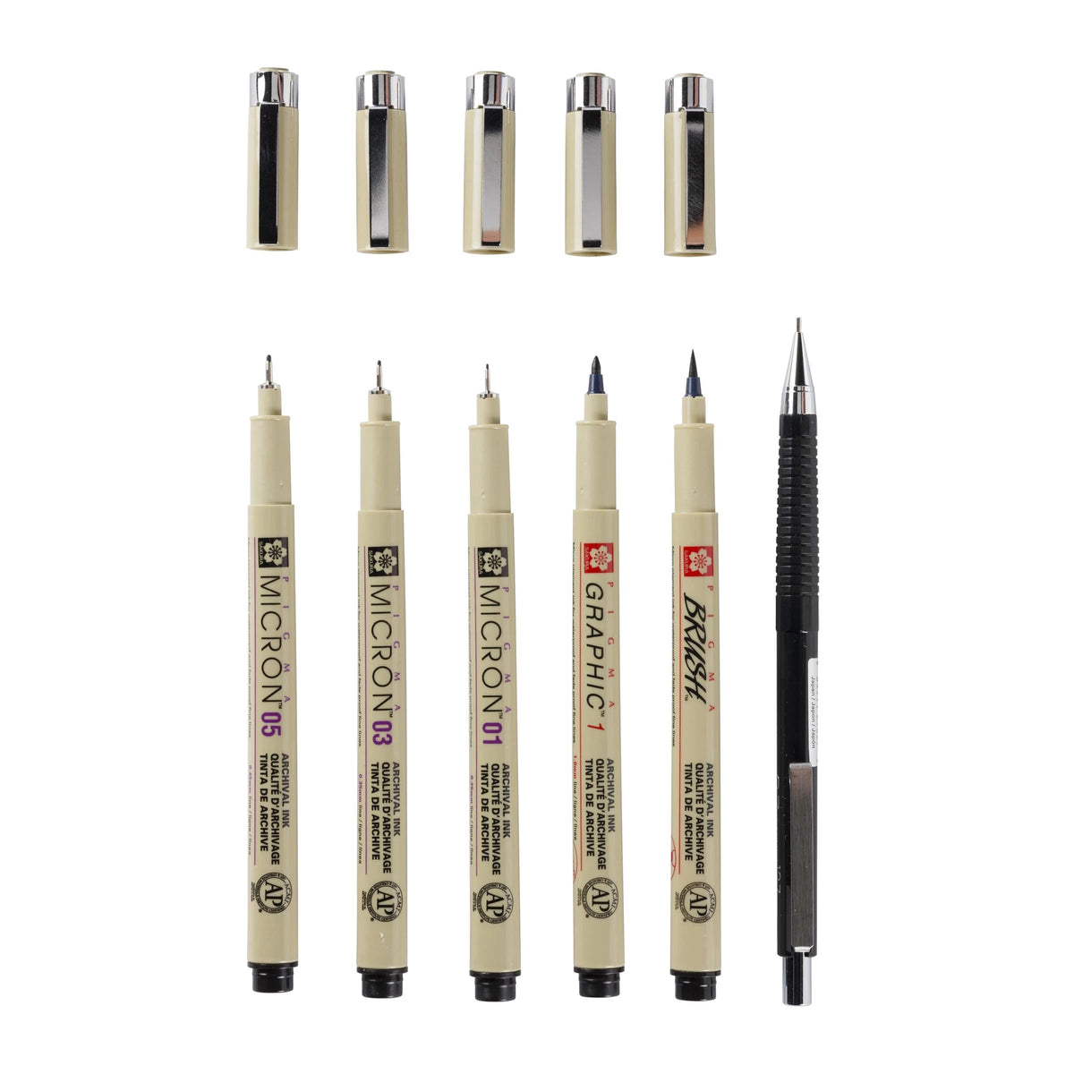 Set tehničkih olovaka Sakura Pigma Micron Manga - 6 kom