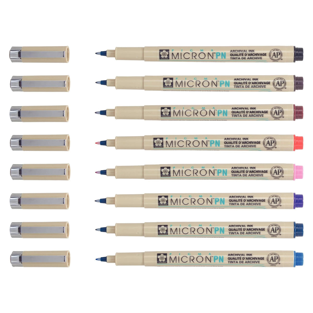Set tehničkih olovaka Sakura Pigma Micron PN - 8 kom