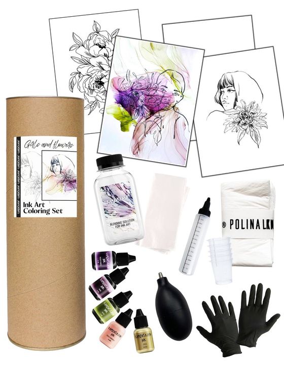 Set tinte KAMENSKAYA 'GIRLS AND FLOWERS' — slika 2