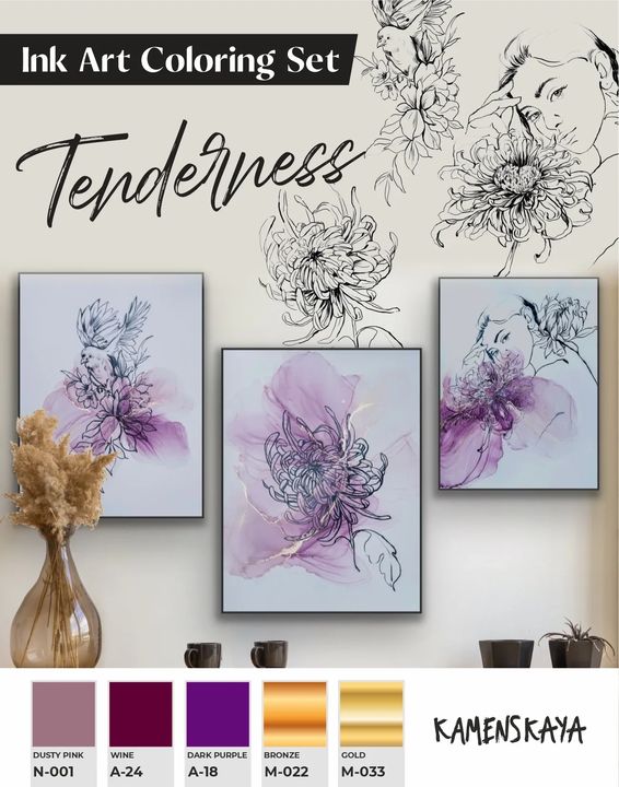 Set tinte KAMENSKAYA 'TENDERNESS' — slika 3