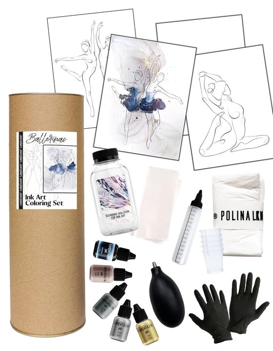Set tinti Kamenskaya 'Ballerinas' — slika 2