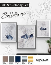 Set tinti Kamenskaya 'Ballerinas' — slika 3