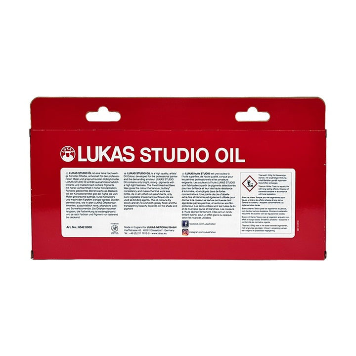 Kvalitetne LUKAS Studio uljane boje u praktičnom setu od 12 boja