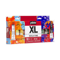 Kvalitetne Pebeo STUDIO XL uljane boje u setu od 10 komada sa priloženim kistom.