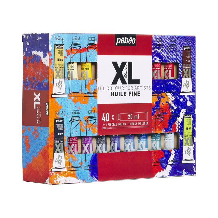 Kvalitetne Pebeo Studio XL uljane boje pogodne za rad na platnu.