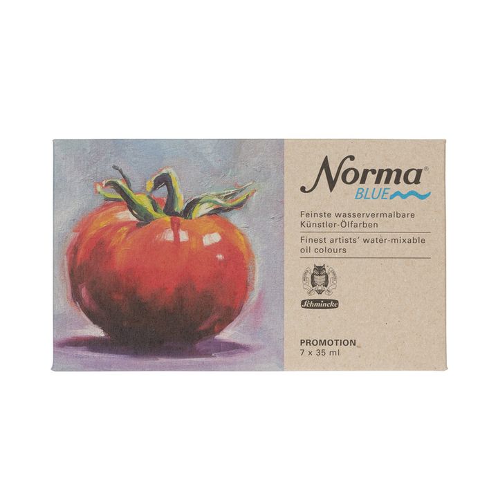 Schmincke Norma Blue set uljanih boja, idealan za umjetnike koji traže kvalitetne materijale