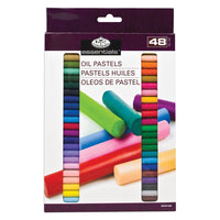 Set od 48 Royal & Langnickel uljanih pastela u kutiji, idealnih za umjetničko crtanje i miješanje boja.