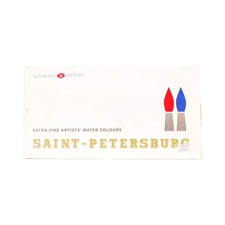 Set profesionalnih Saint-Petersburg akvarel boja sa 24 posudice od 2.5ml u elegantnoj kutiji.