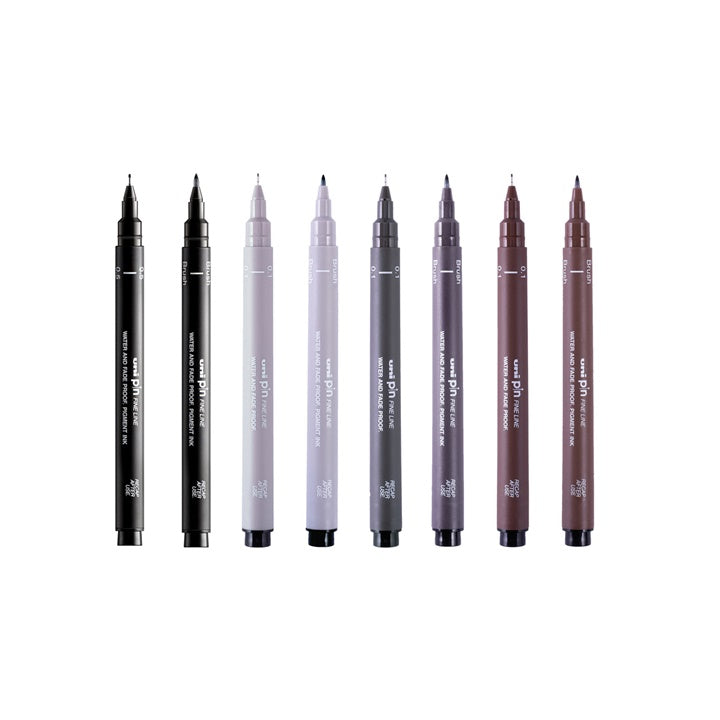 Set UNI PIN fineliner markera Creative Strokes 8 kom — slika 2