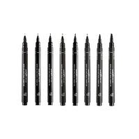 Set UNI PIN fineliner markera za kaligrafiju 8 kom — slika 2