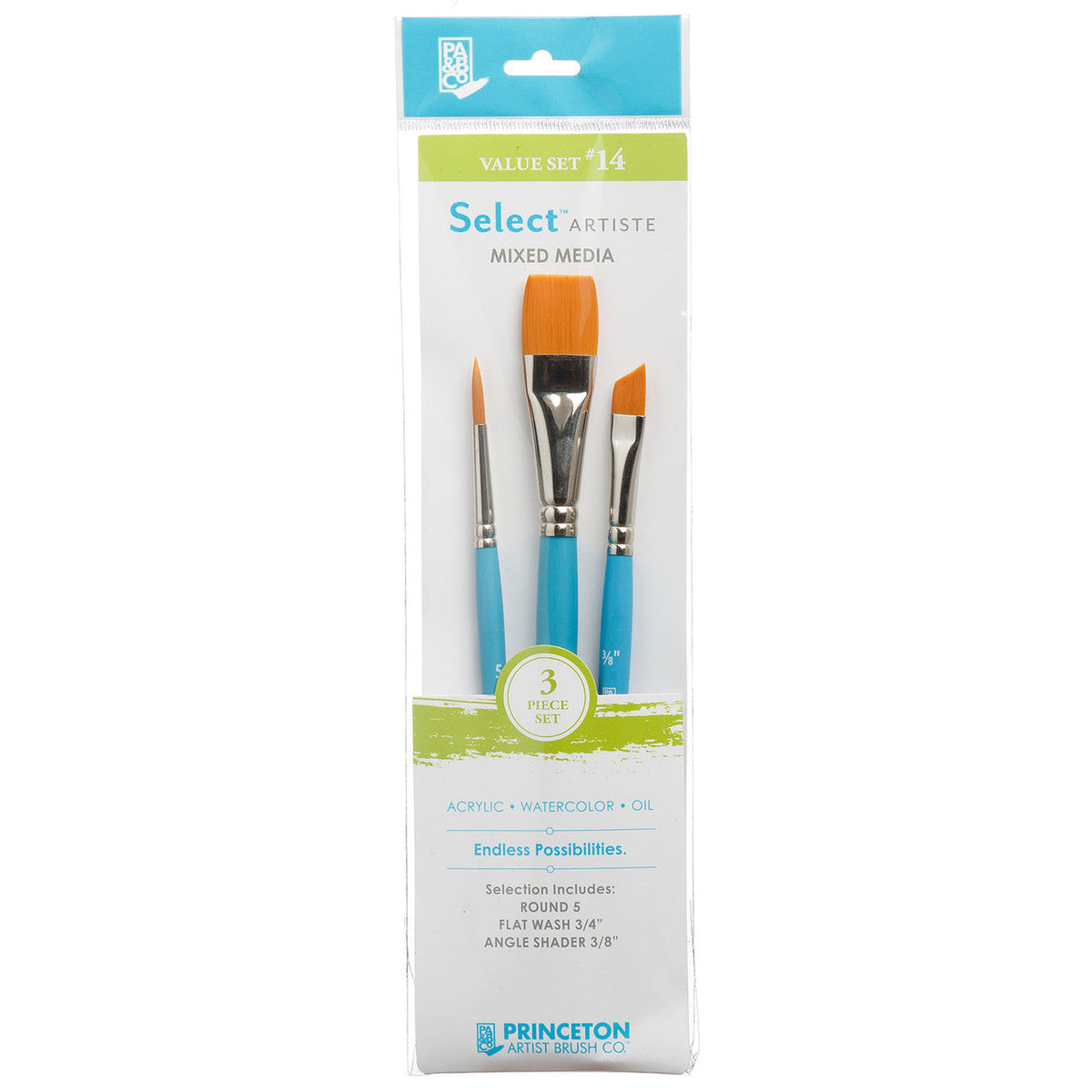 Set univerzalnih kistova PRINCETON Select 3 – 6 dijelni