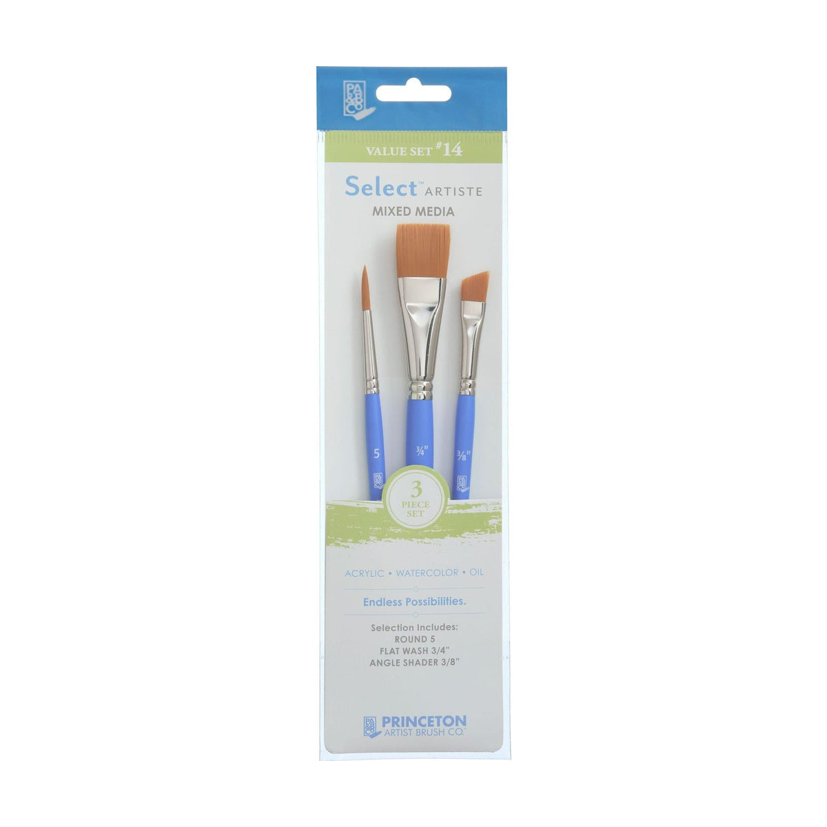 Set univerzalnih kistova PRINCETON Select 3 – 6 dijelni