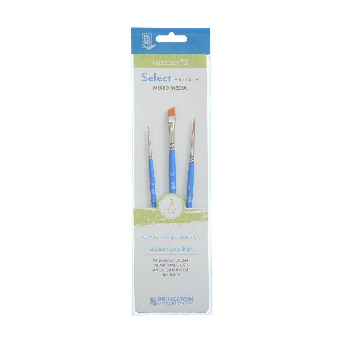 Set univerzalnih kistova Princeton Select - 3-dijelni set