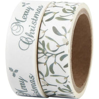 Set washi traka mistletoe and Merry Christmas — slika 1