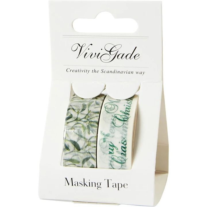 Set washi traka mistletoe and Merry Christmas — slika 2