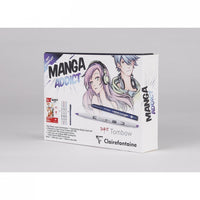 Set za crtanje mange CLAIREFONTAINE Manga Addict Tombow A5 - 50 listova