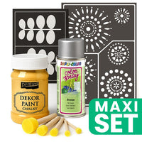 Set za renovaciju namještaja sa srebrnom bojom u spreju marke mandarinka
