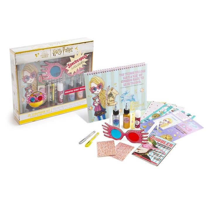 Harry Potter set za scrapbooking s 3D efektima za kreativno ukrašavanje albuma i dnevnika.