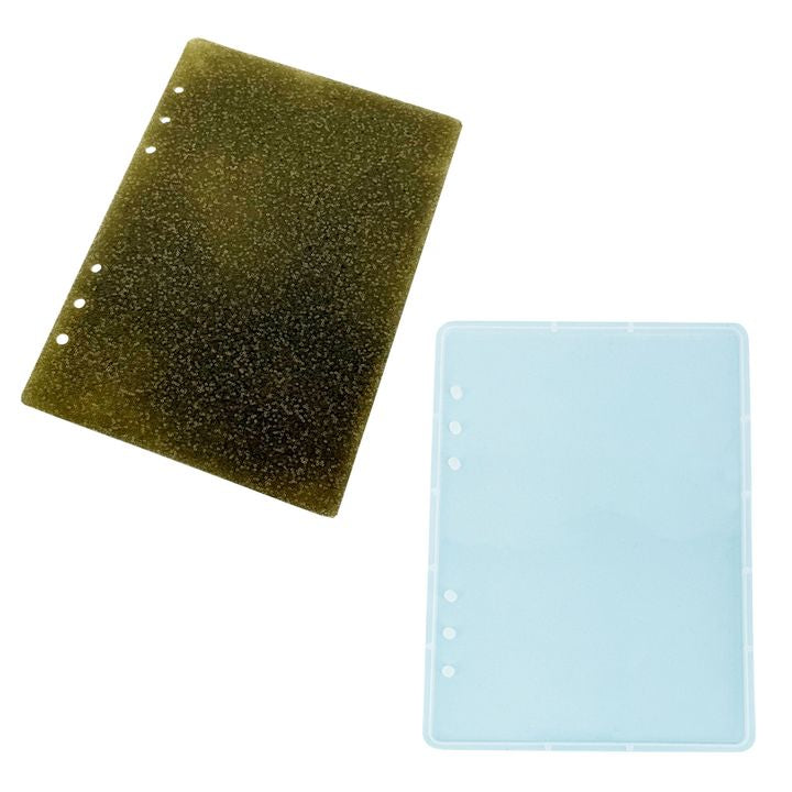 Silikonski kalup za izradu A5 korica za notes, dimenzije 22.3x16.3x0.5cm, set od 2 komada.