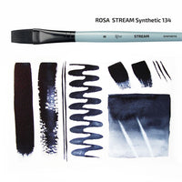 Drvena drška i metalni držač sintetičkog kista ROSA STREAM 134
