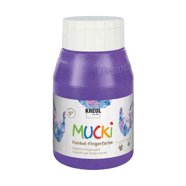 Sjajne dječje boje za prste MUCKI 500 ml — slika 3