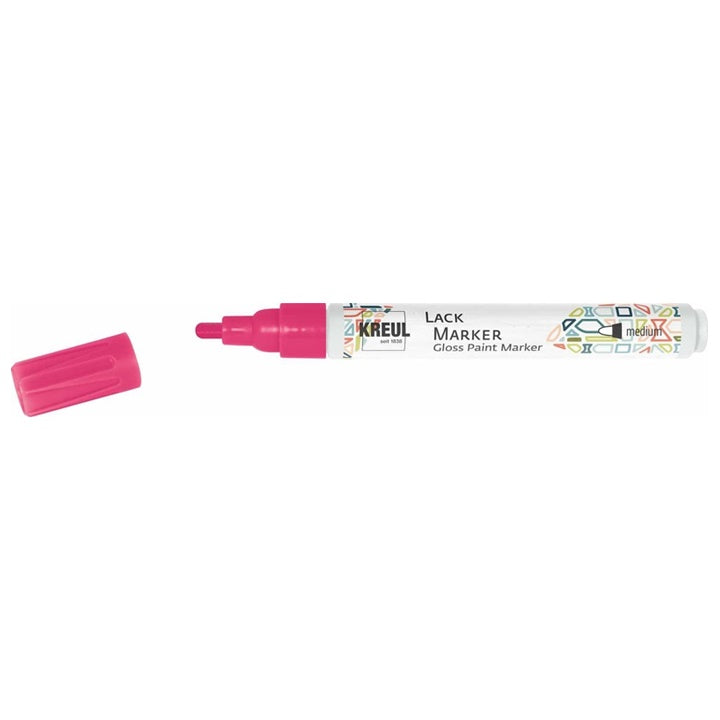 Sjajni lak marker Kreul medium - bijela